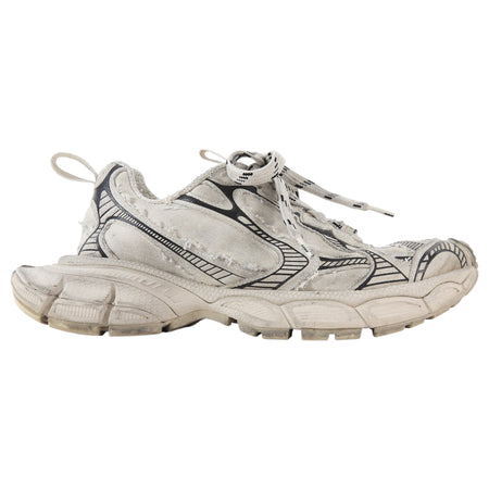 Balenciaga Beige Summer Mesh Destroyed Canvas 3XL Sneakers - 38