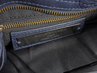 Balenciaga Midnight Navy AW2015 Arena Lambskin Leather Medium Classic City Moto Bag