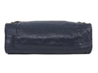 Balenciaga Midnight Navy AW2015 Arena Lambskin Leather Medium Classic City Moto Bag