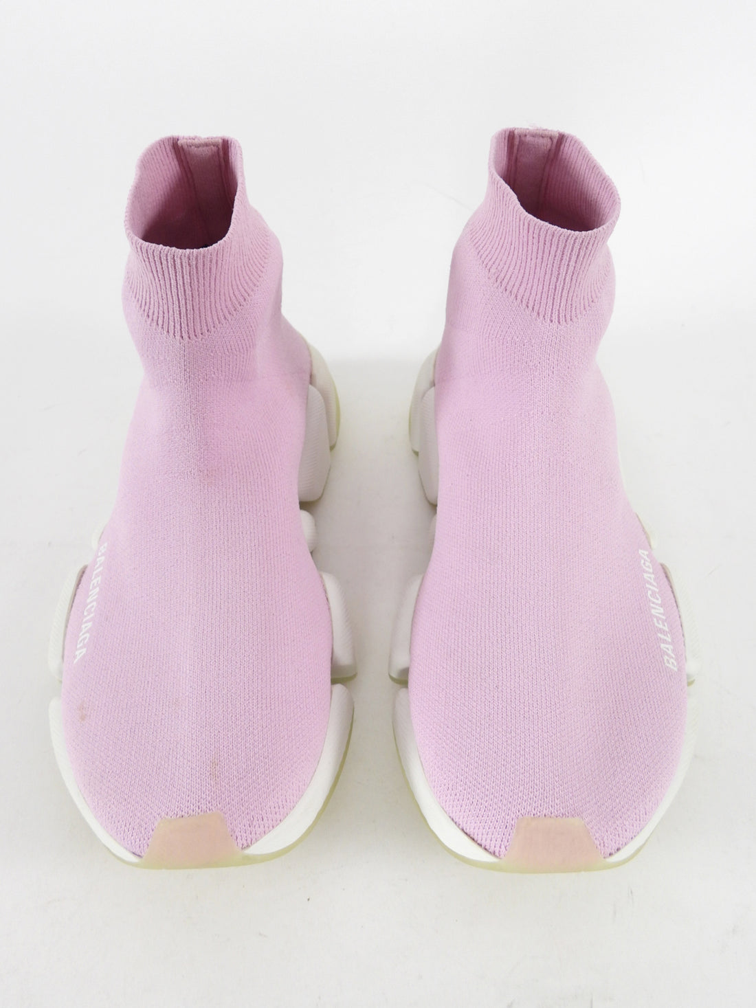Balenciaga Pink Stretch Sock Speed Racer Sneakers - 36 / 6