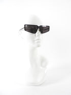 Balenciaga Black Metal Frame BB Logo Shield 2.0 Sunglasses
