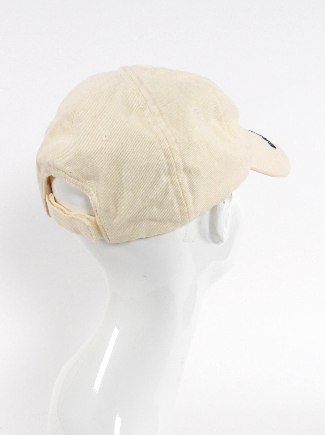 Balenciaga Wardrobe Cream Logo Baseball Cap - L