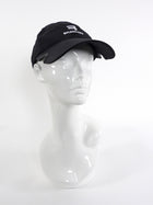 Balenciaga Black Logo Notched Tracksuit Baseball Cap - S