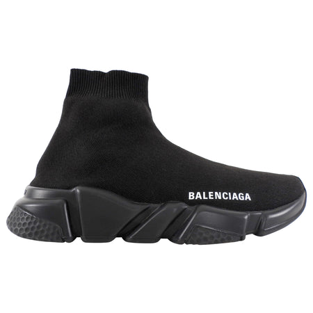 Balenciaga Black Stretch Sock Speedracer Sneaker - 7
