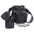 Balenciaga Le Cagole Black Denim XS Bucket Bag