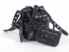 Balenciaga Le Cagole Black Denim XS Bucket Bag