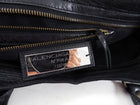 Balenciaga Black Lambskin Leather City Bag