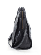 Balenciaga Black Lambskin Leather City Bag