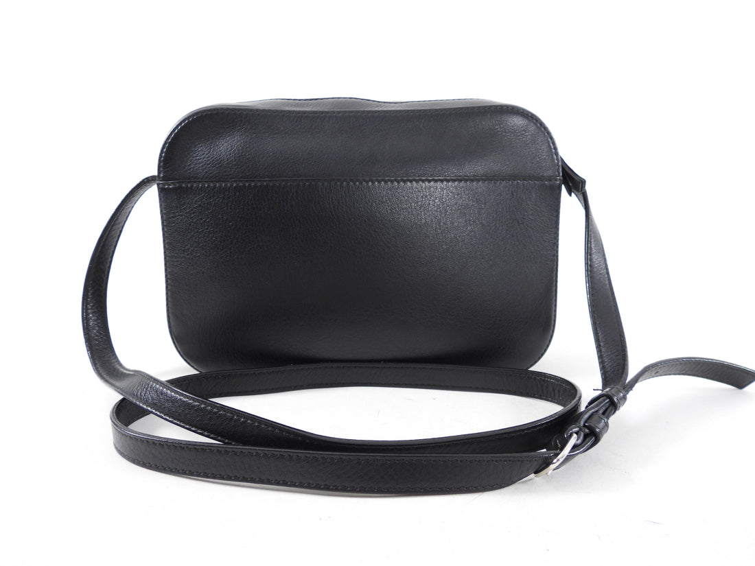 Balenciaga Black Leather Everyday Medium Camera Bag