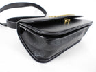 Balenciaga Black Leather Gossip BB Logo Shoulder Bag