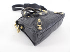 Balenciaga Slate Grey Mini City Bag Gold Giant Hardware