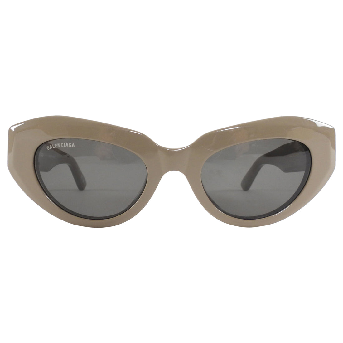 Balenciaga Taupe Acetate Cat Eye Sunglasses BB0236S