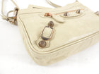 Balenciaga Beige Leather Crossbody Hip Bag