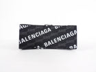 Balenciaga  Black BB Monogram Logo All Over Hourglass XS Bag