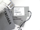 Balenciaga Ivory White Faux Fur Medium Crush Chain Bag