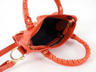 Balenciaga Tomato Red Lambskin Mini City Two Way Bag GHW