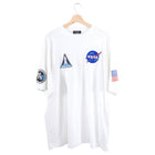 Balenciaga Unifit White Oversized Nasa Patch T Shirt