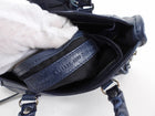Balenciaga Navy Lambskin Mini Classic City Bag