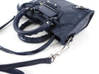 Balenciaga Navy Lambskin Mini Classic City Bag