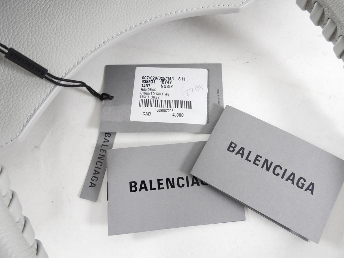 Balenciaga Large Dove Grey Leather Neo Classic Large City Travel Bag