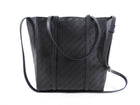 Balenciaga Black Smooth Leather Perforated Everyday XS Tote Bag