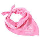 Balenciaga Pink Cotton BB Logo Classic Bandana