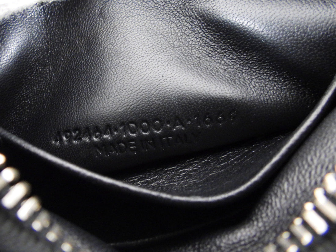 Balenciaga Black and White Logo Everyday Zip Pouch – I MISS YOU