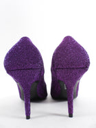 Balenciaga Purple Lurex Shimmer Pumps - 37