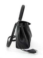 Balenciaga Small Black Leather Rodeo Two-Way Tote Bag