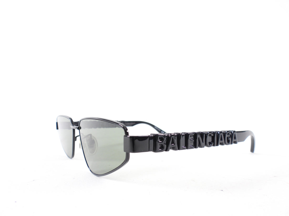 Balenciaga Black Script Sunglasses BB0107S