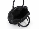 Balenciaga Black Shearling and Suede Papier Mini Tote Bag
