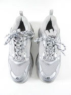 Balenciaga Silver Metallic Triple S Sneakers - Men's USA 11 / 44