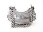 Balenciaga Silver Pewter Le Cagole XS Chain Satchel Bag