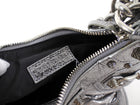 Balenciaga Silver Pewter Le Cagole XS Chain Satchel Bag