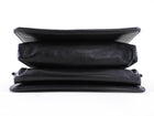 Balenciaga Black Embossed Leather Small Accordion Bag