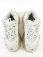 Balenciaga Triple S Sneaker in White Clear Sole - 36