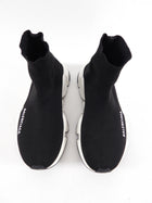 Balenciaga Black Speed Sock Sneakers - USA 4