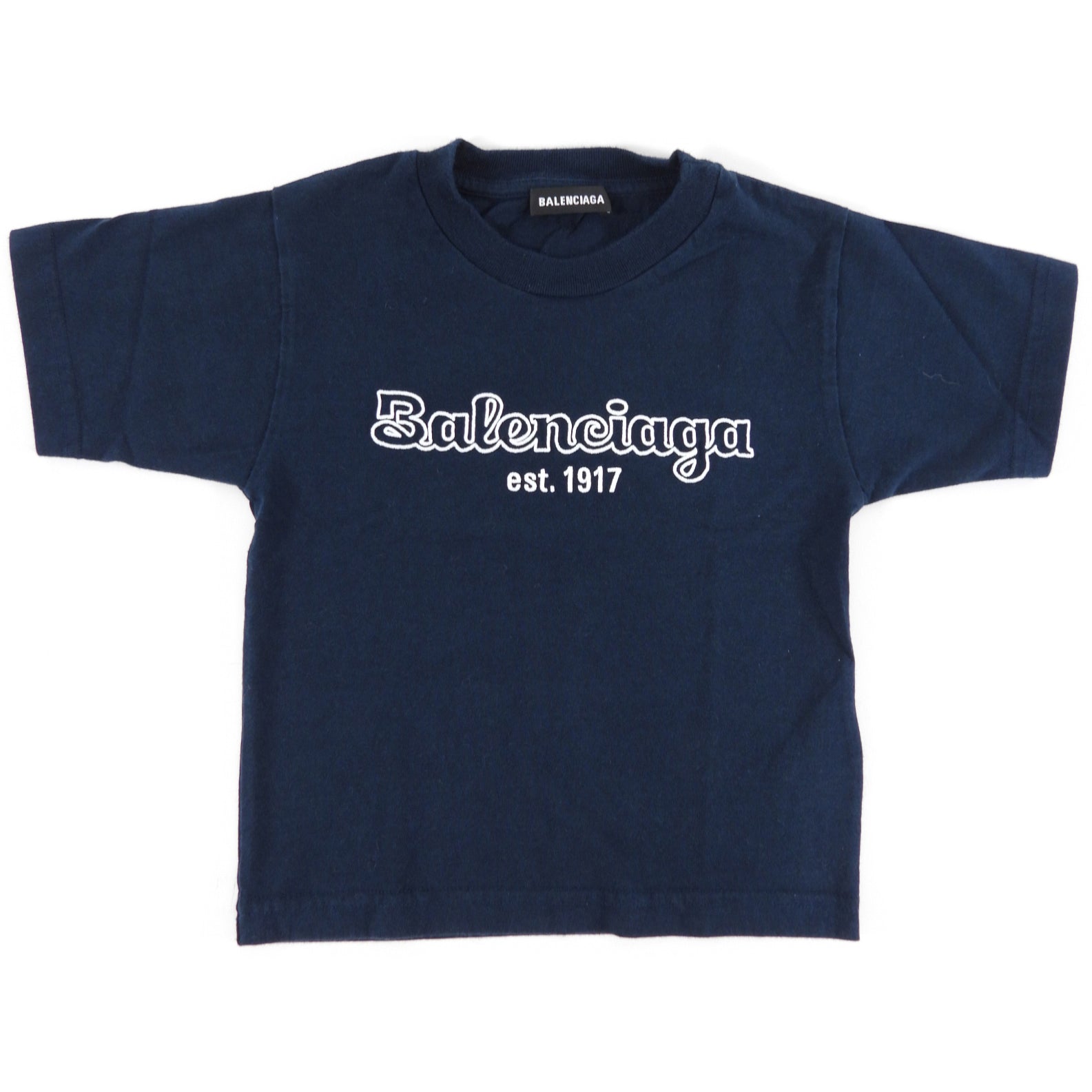 Balenciaga kids ネイビー Tシャツ 6y balenciagatee1_61185968-83b5-