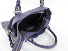 Balenciaga Periwinkle Blue Leather Town Bag