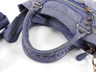 Balenciaga Periwinkle Blue Leather Town Bag