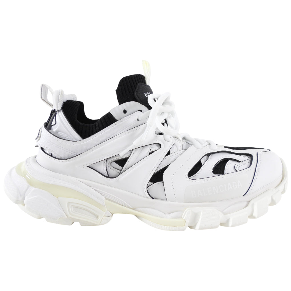 Balenciaga Black and White Track Sneakers - 38 (fits like 37 / 7)