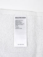 Balenciaga Hotels & Resorts White Cotton Hand Towel