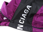 Balenciaga Magenta Purple Logo Zip Windbreaker Jacket