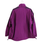 Balenciaga Magenta Purple Logo Zip Windbreaker Jacket