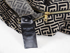Balmain Black and Beige Wool Knit Jersey Monogram Dress - M (6/8)