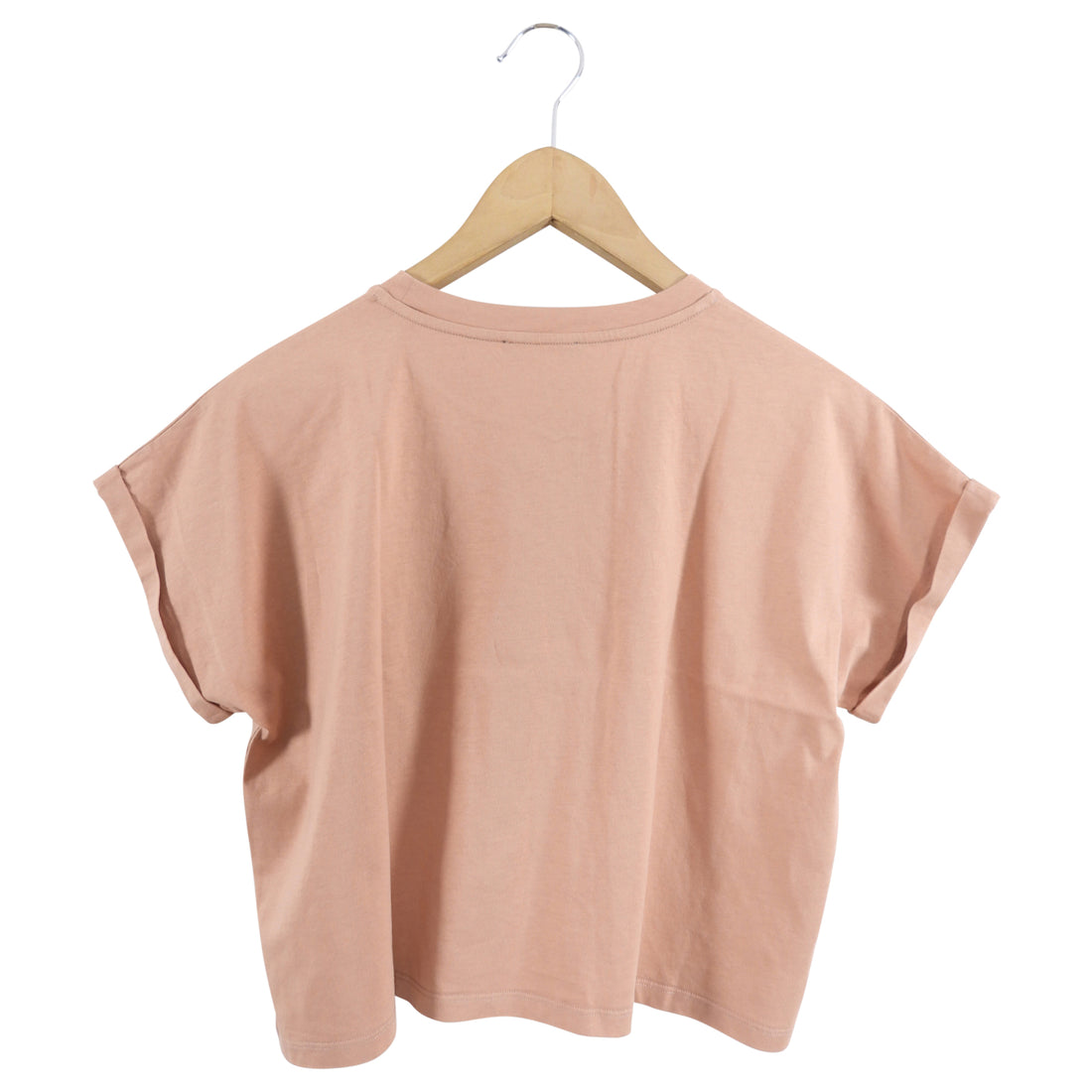 Balmain Nude / Quartz Pink Logo Tee - S