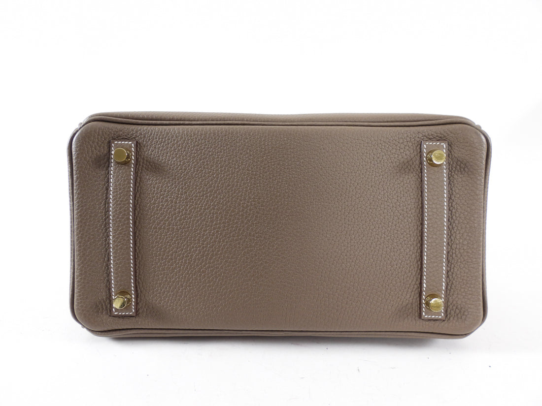 Hermes Birkin 30 Etoupe Taurillon Clemence GHW 2021