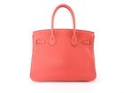Hermes Birkin 30 Taurillon Clemence Leather Pink Rose Jaipur Bag GHW