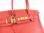 Hermes Birkin 30 Taurillon Clemence Leather Pink Rose Jaipur Bag GHW