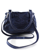 Givenchy Navy Blue Aged Pepe Leather Pandora Bag